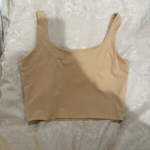 Women's Tan Sleeveless Top